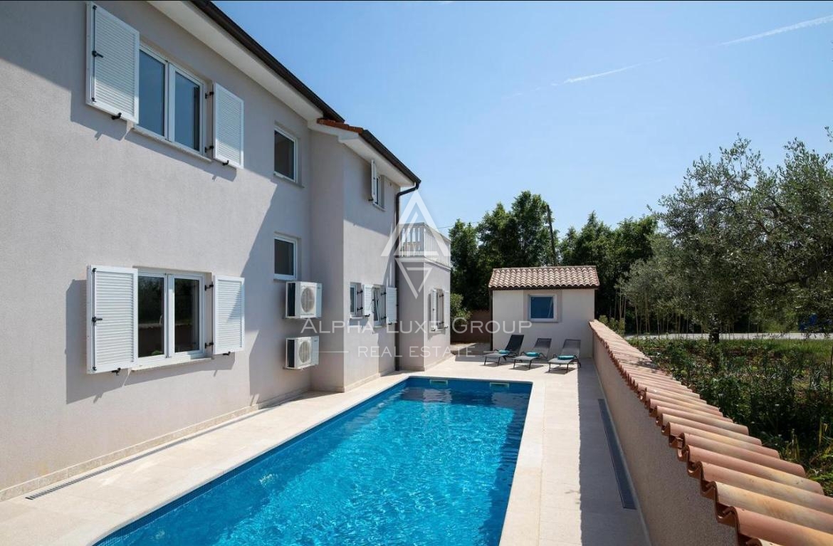 Marčana, Istria: Villa arredata con piscina e garage