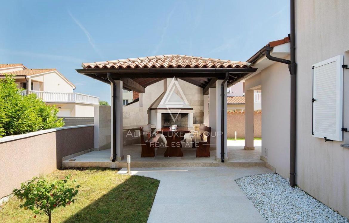 Marčana, Istria: Villa arredata con piscina e garage