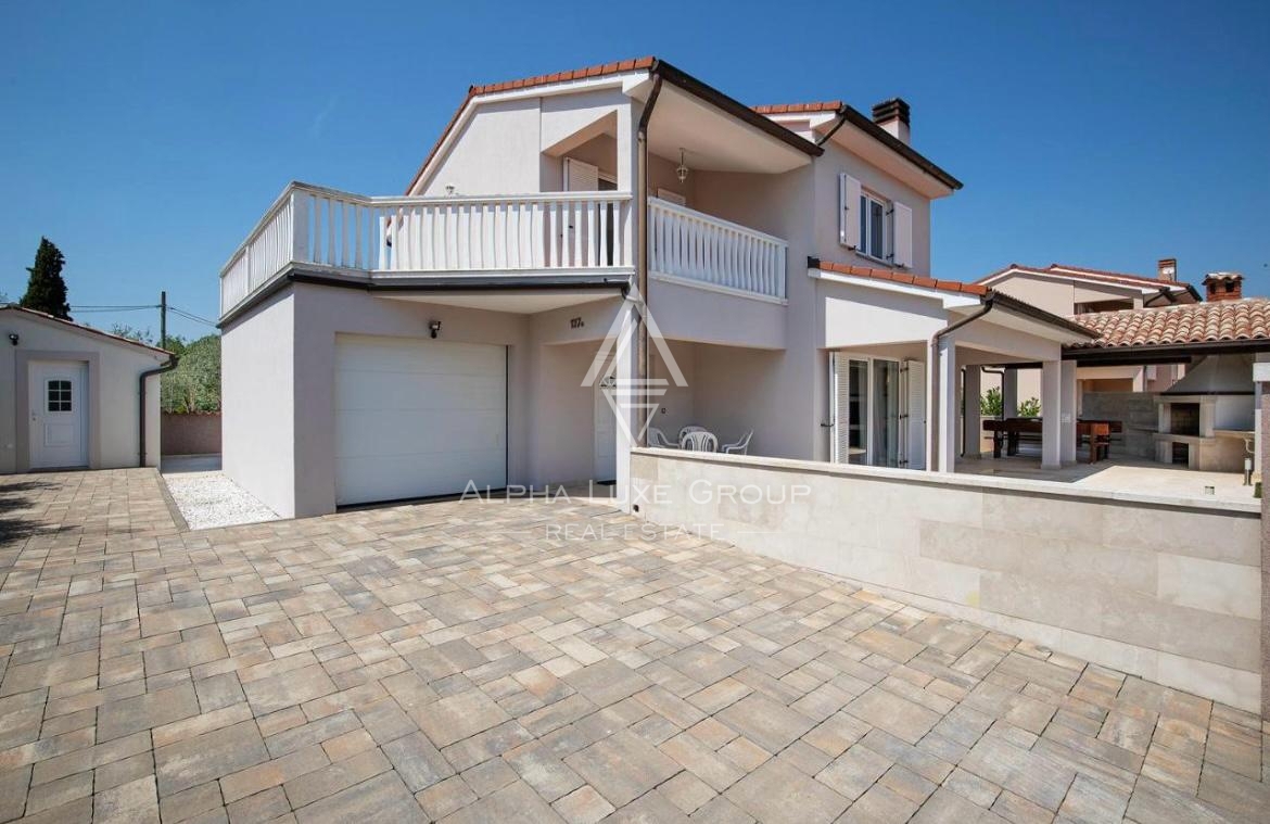Marčana, Istria: Villa arredata con piscina e garage