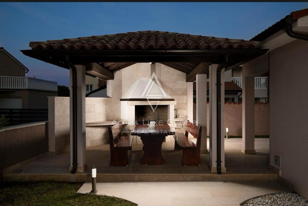 Marčana, Istria: Villa arredata con piscina e garage