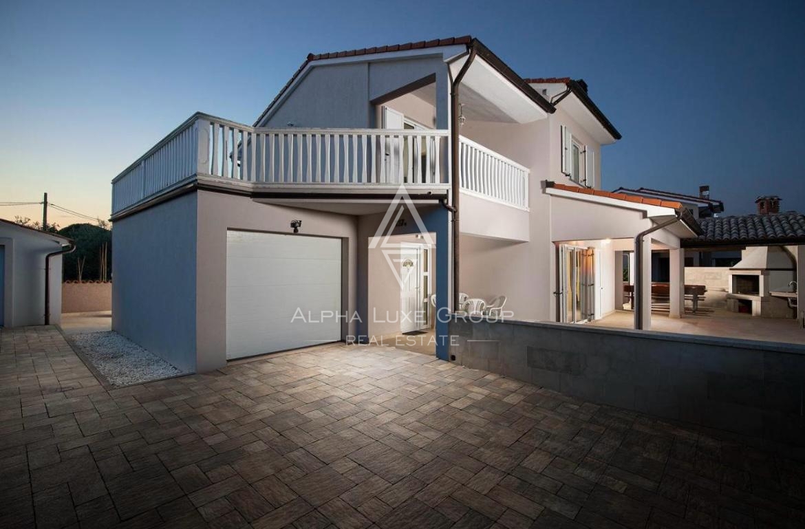 Marčana, Istria: Villa arredata con piscina e garage