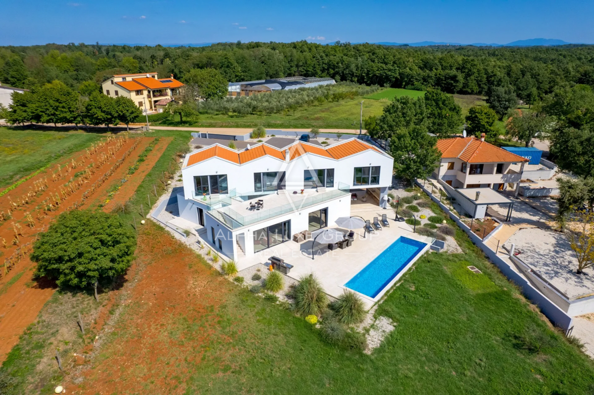 Istria, Višnjan: Villa di lusso con piscina