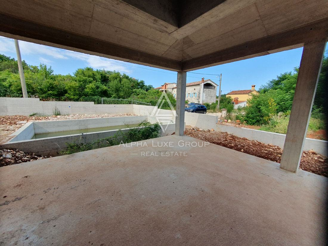 Istria, Višnjan: Casa indipendente con piscina