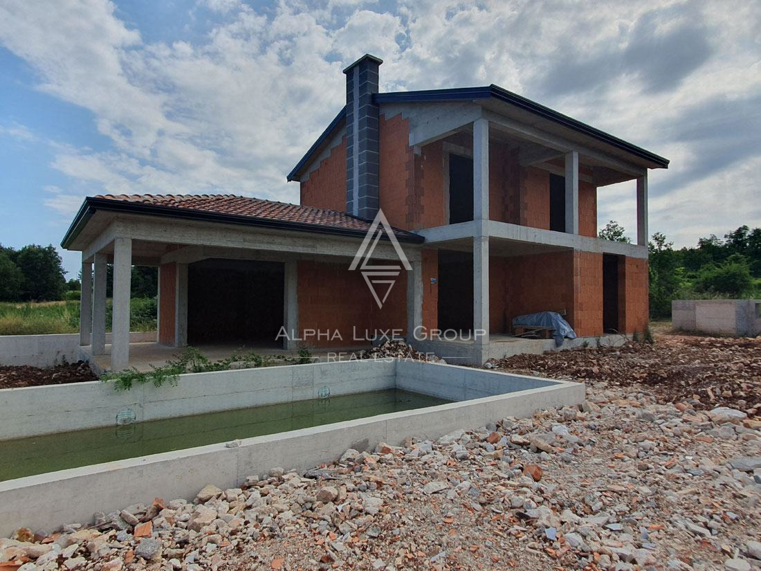 Istria, Višnjan: Casa indipendente con piscina