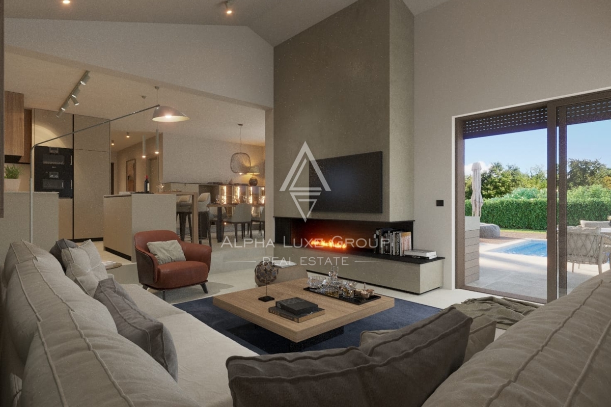 Istria, Višnjan: Casa indipendente con piscina