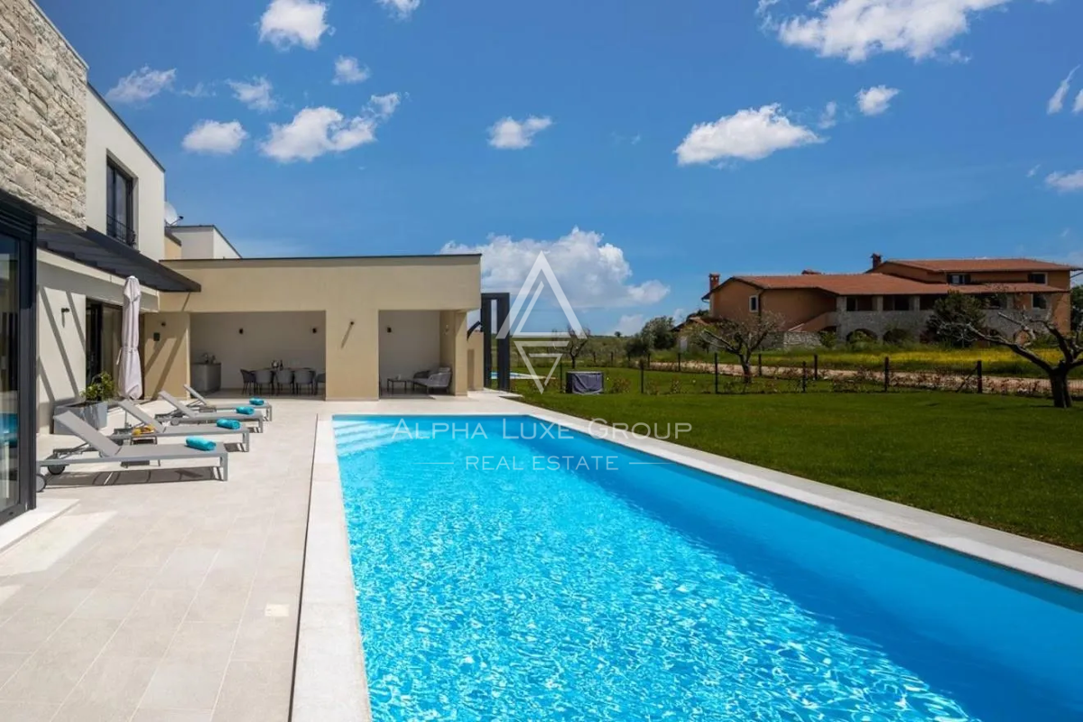 Istria, Brtonigla: Villa di lusso con vista mare