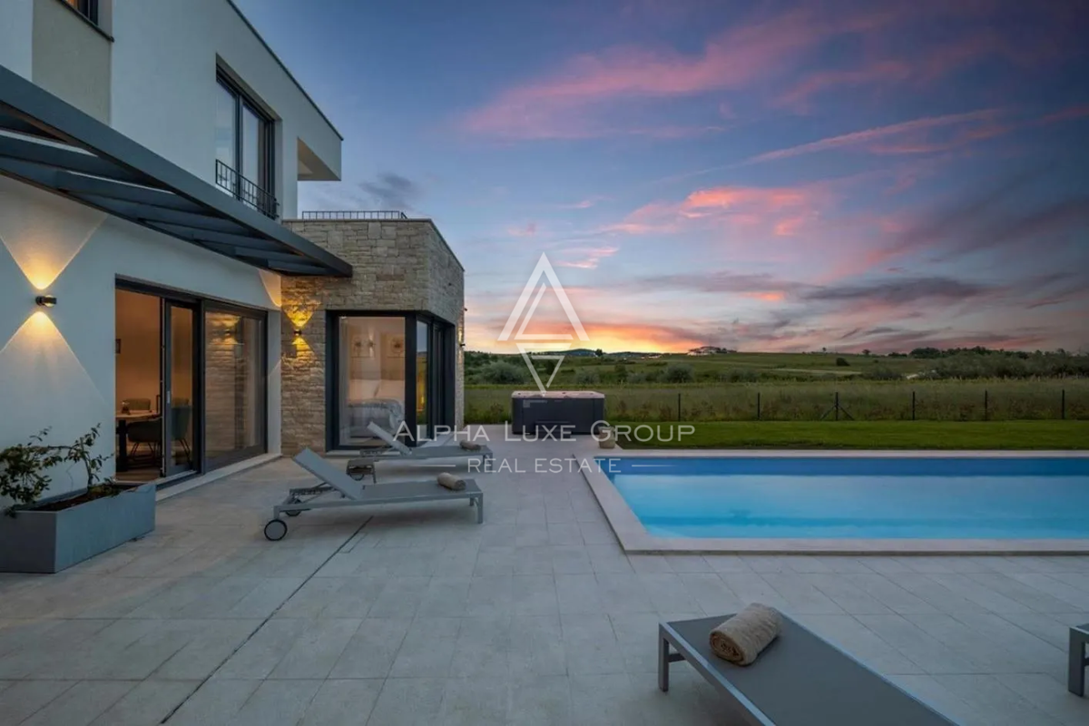 Istria, Brtonigla: Villa di lusso con vista mare