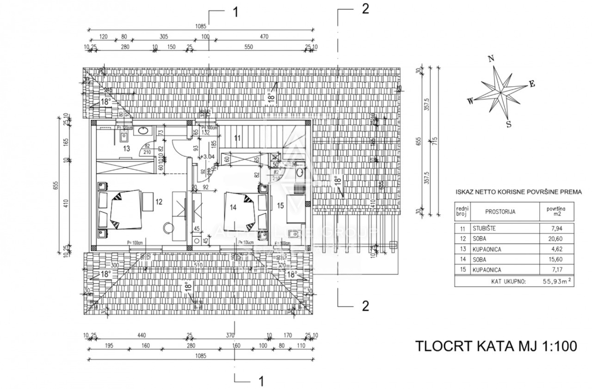 Istria, Svetvinčenat – casa con piscina in costruzione