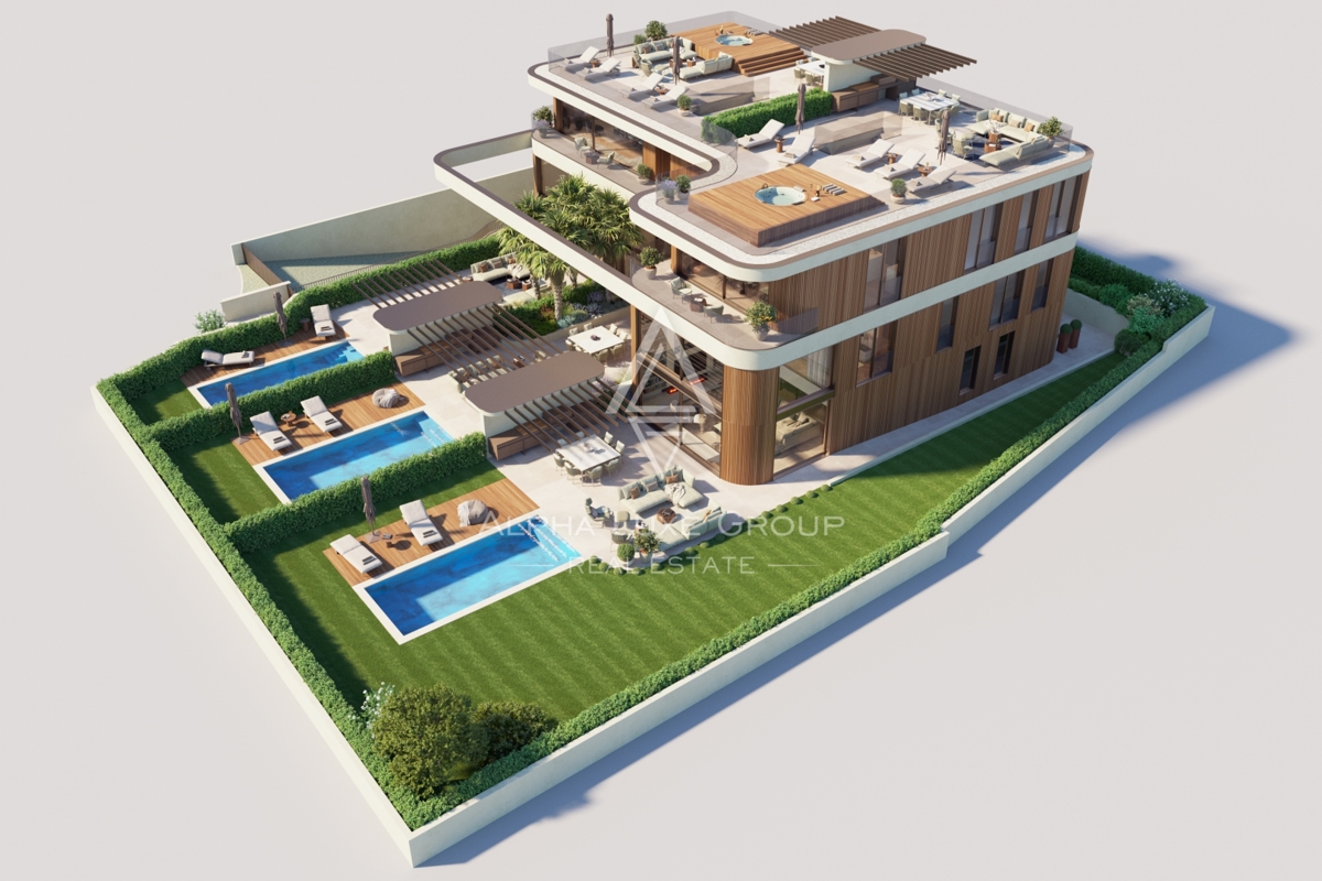 Istria, Poreč – Attico con terrazza sul tetto