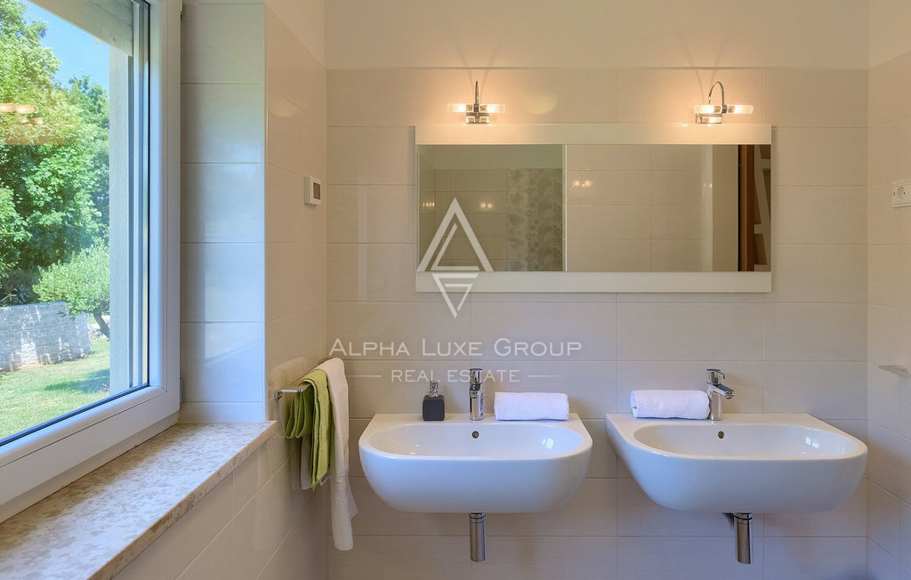 Istria, Kršan: Casa moderna con piscina e privacy