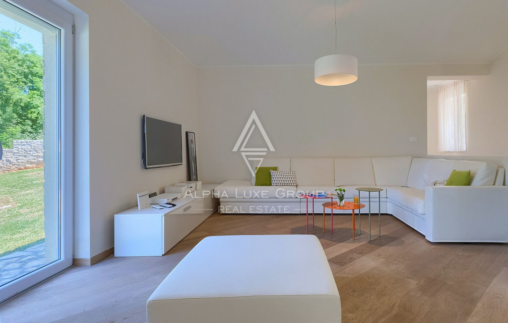 Istria, Kršan: Casa moderna con piscina e privacy