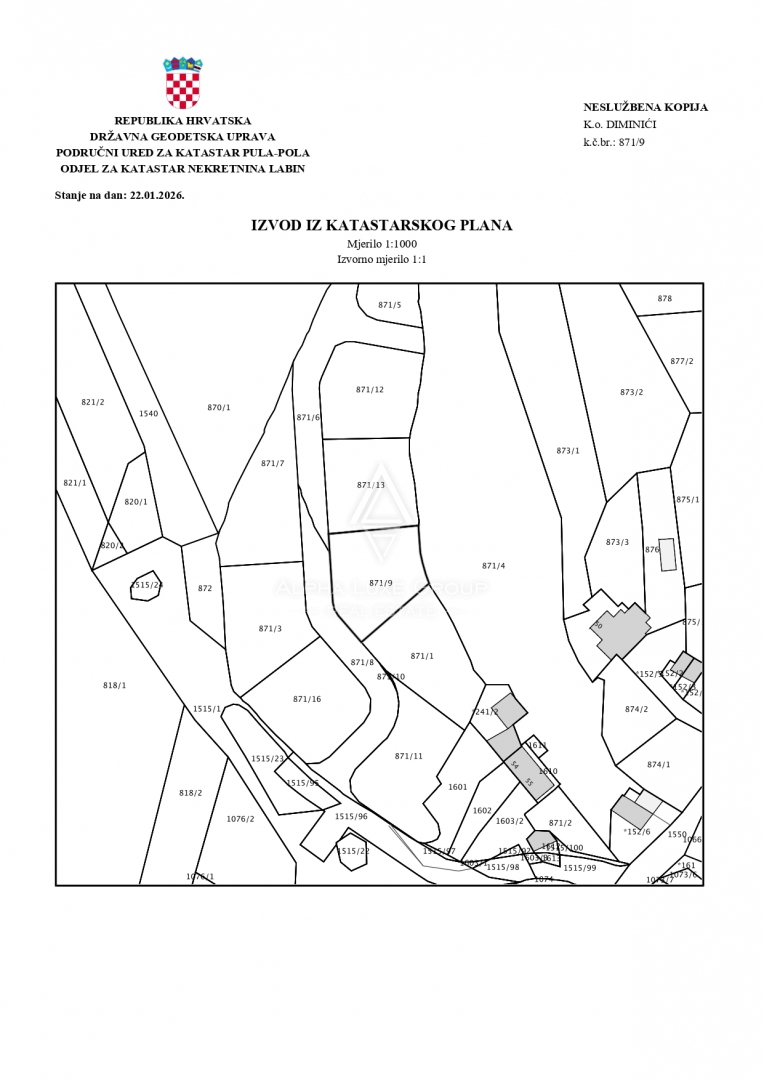 Istria, Diminići: Villa moderna vista mare
