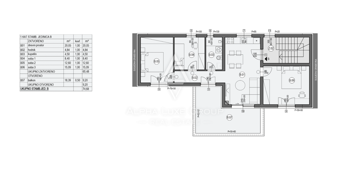 Istria, Pula: Appartamento tre camere parcheggio