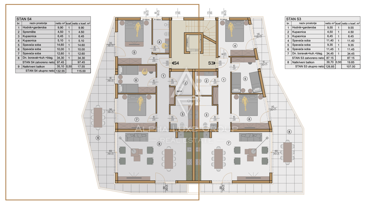 Istria, Pula: Appartamento 1 piano vista mare