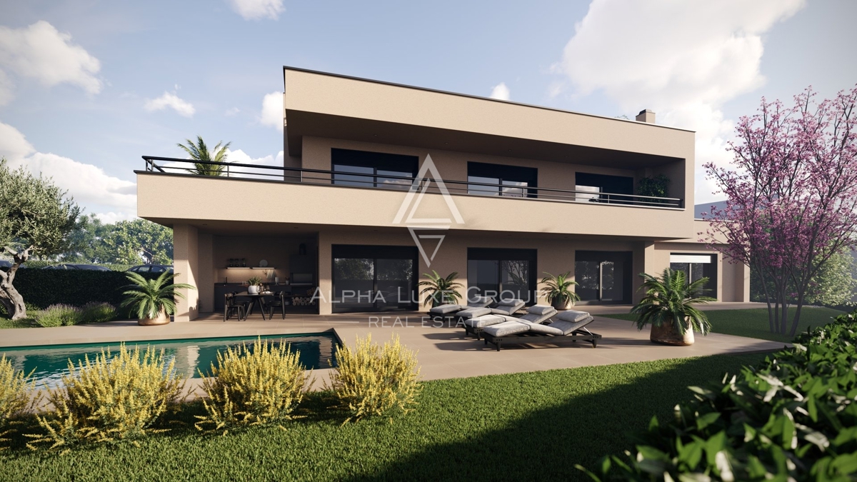 Poreč, Villa esclusiva con vista panoramica sul mare