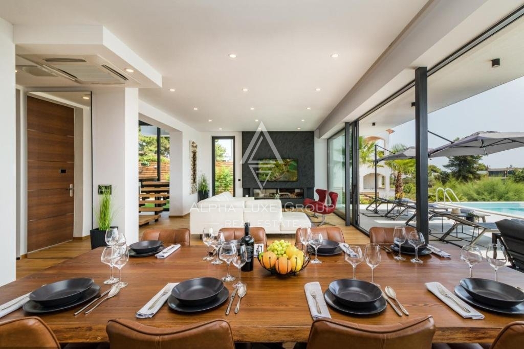 Istria, Medulin: Villa esclusiva con vista mozzafiato sul mare