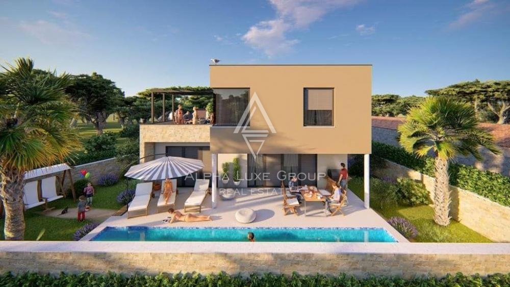 Villa contemporanea con piscina vicino al mare, Istria, Pola