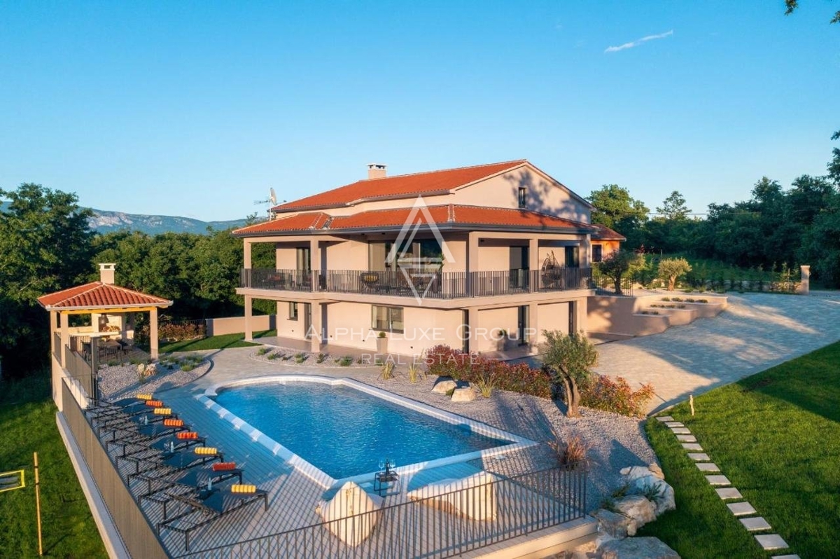 Affascinante nuova villa con piscina, Istria, Labin