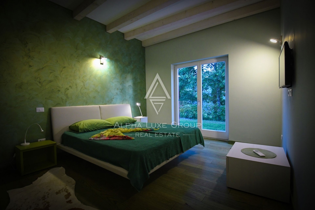 Vivace villa a un piano con piscina, Istria, Montona