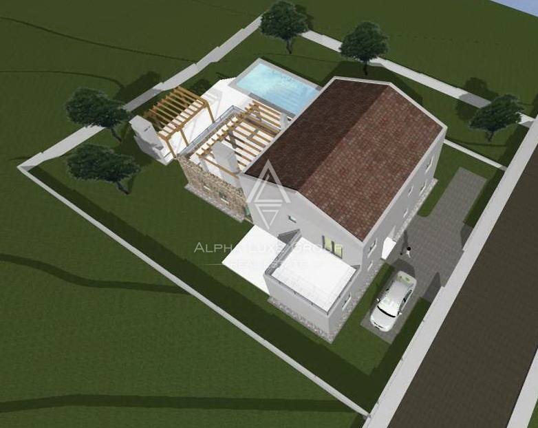 Visignano, Istria: Terreno edificabile vista mare con permesso