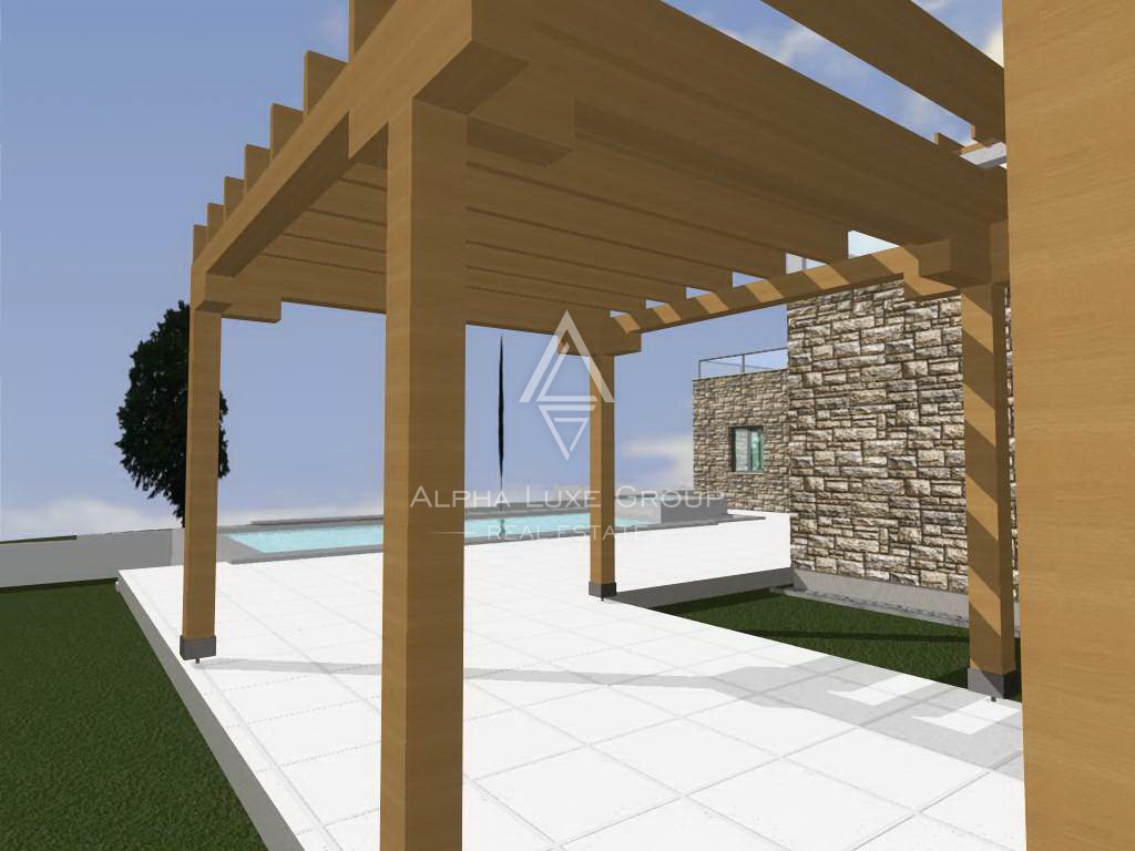 Visignano, Istria: Terreno edificabile vista mare con permesso