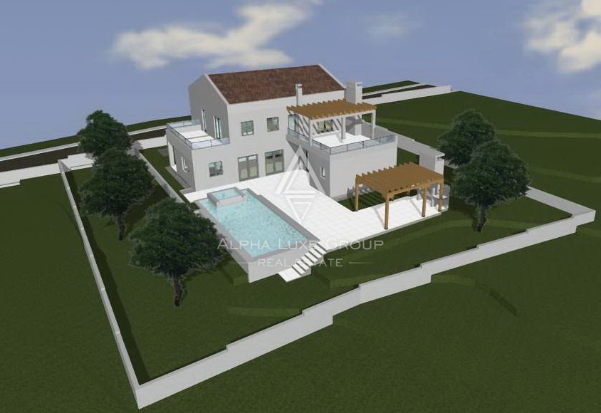 Visignano, Istria: Terreno edificabile vista mare con permesso