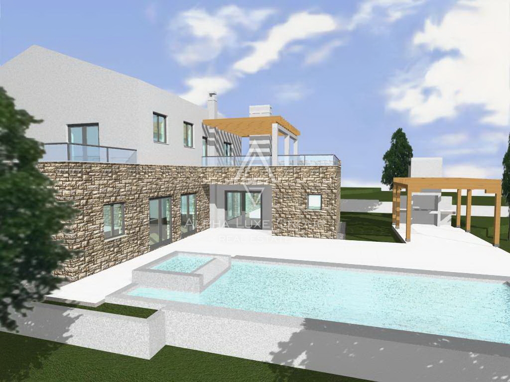 Visignano, Istria: Terreno edificabile vista mare con permesso