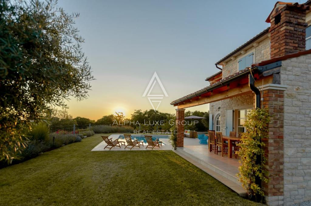 Istria, Sveti Lovreč: Villa autentica con piscina