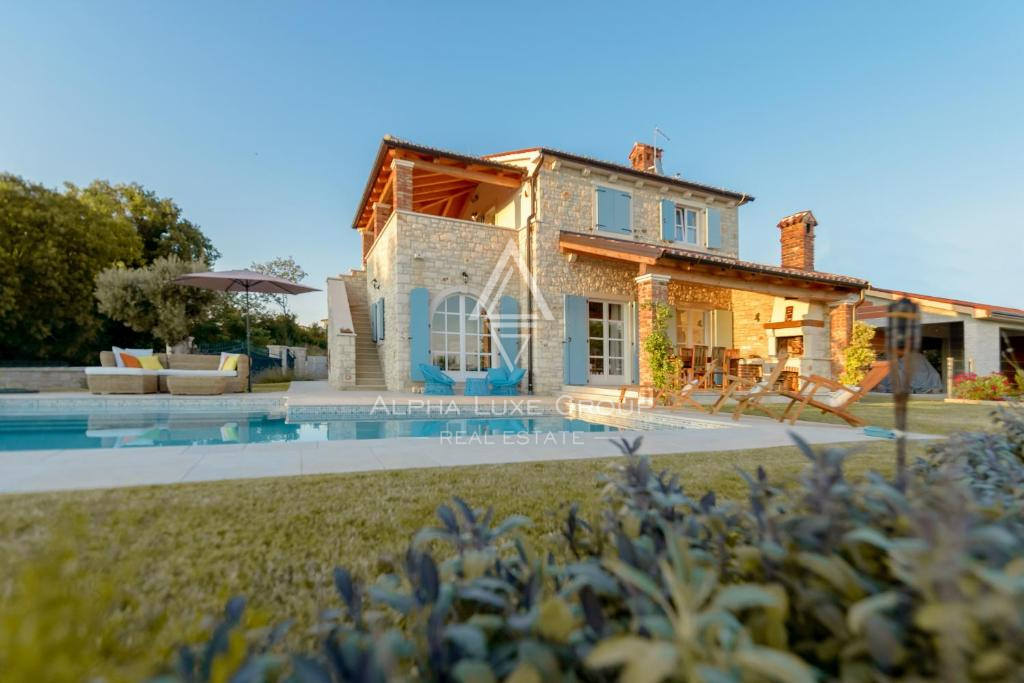 Istria, Sveti Lovreč: Villa autentica con piscina