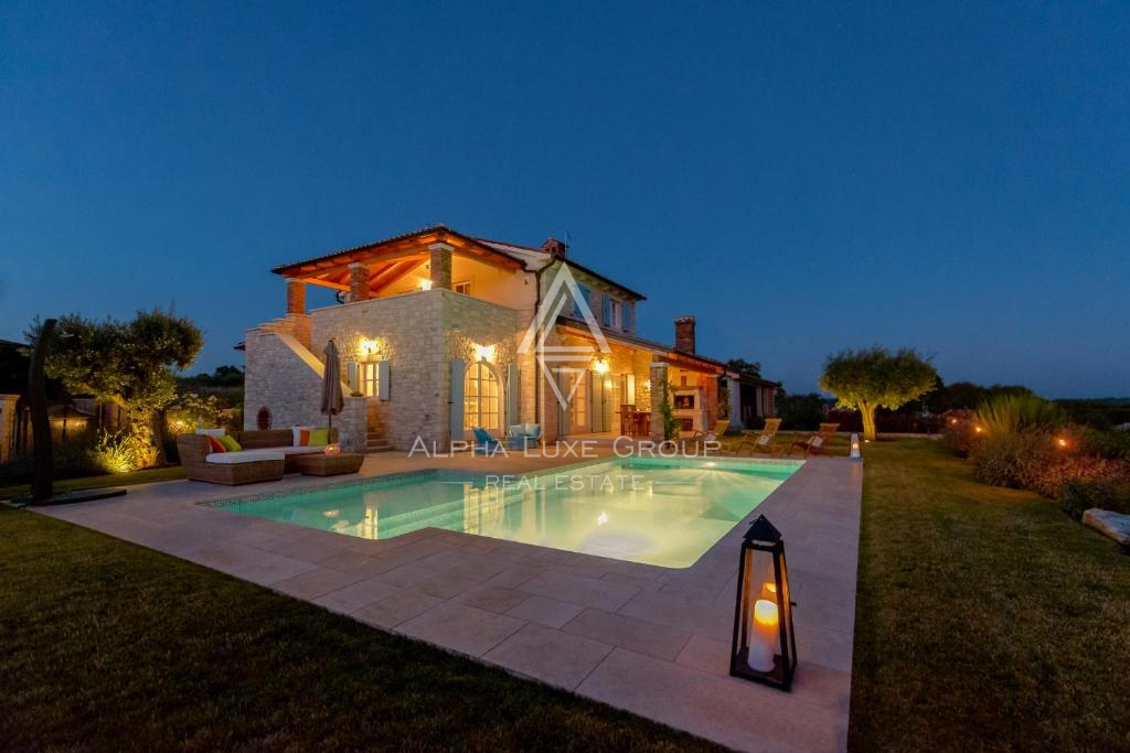 Istria, Sveti Lovreč: Villa autentica con piscina