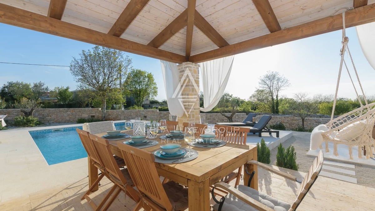 Istria, Vodnjan: Casa mediterranea con piscina