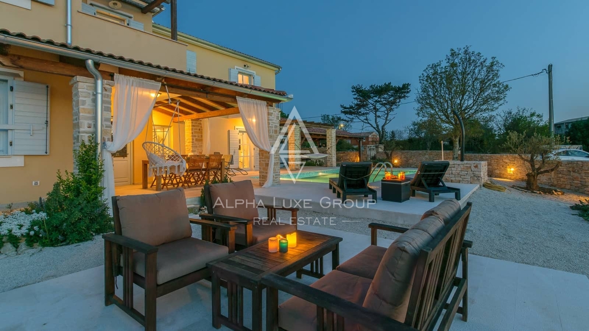 Istria, Vodnjan: Casa mediterranea con piscina