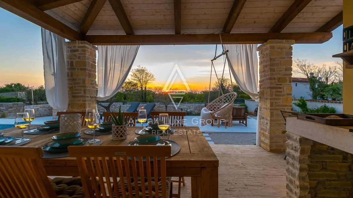 Istria, Vodnjan: Casa mediterranea con piscina