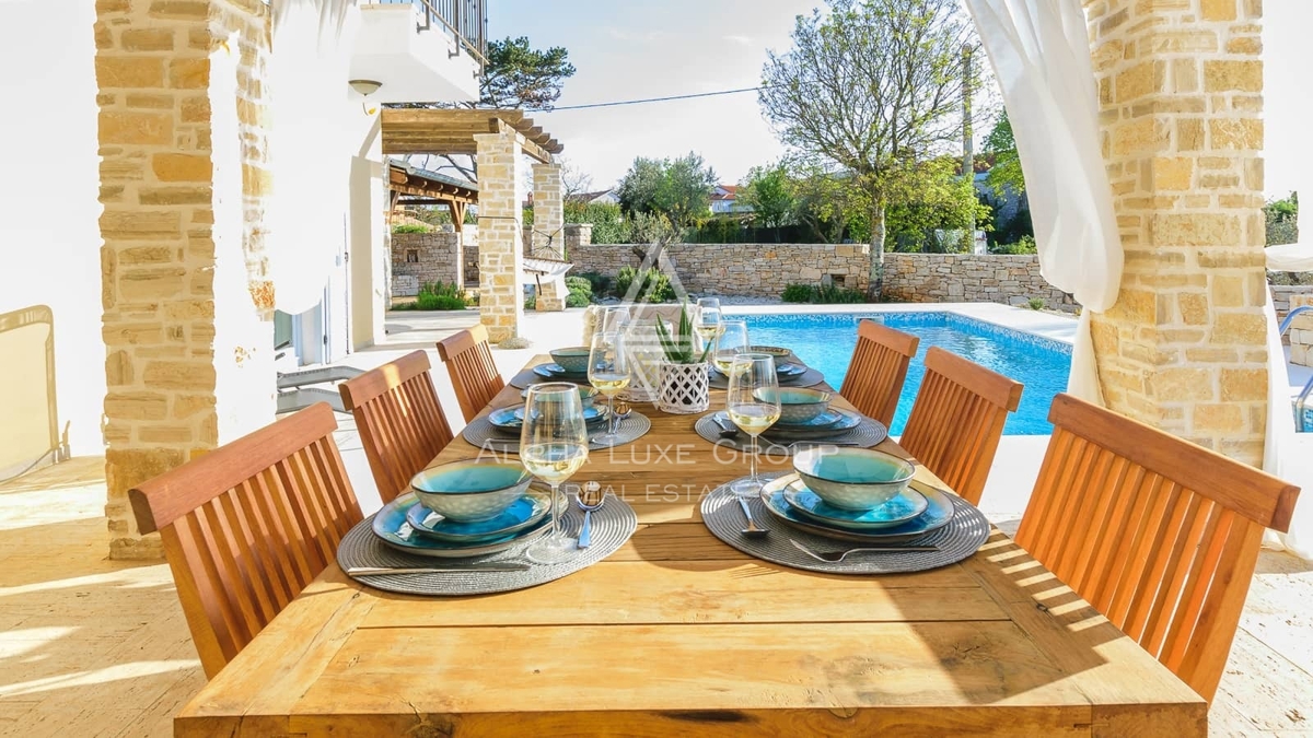 Istria, Vodnjan: Casa mediterranea con piscina