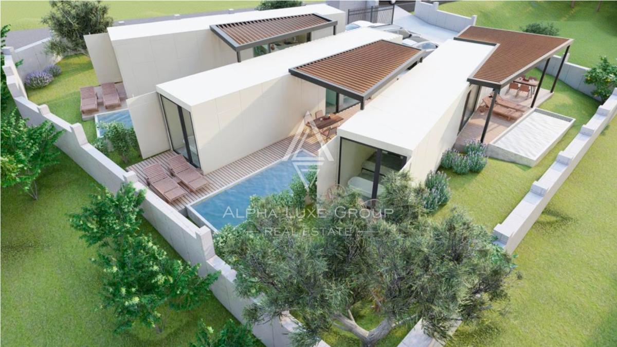 Istria, Marčana: Case modulari con piscina e giardino