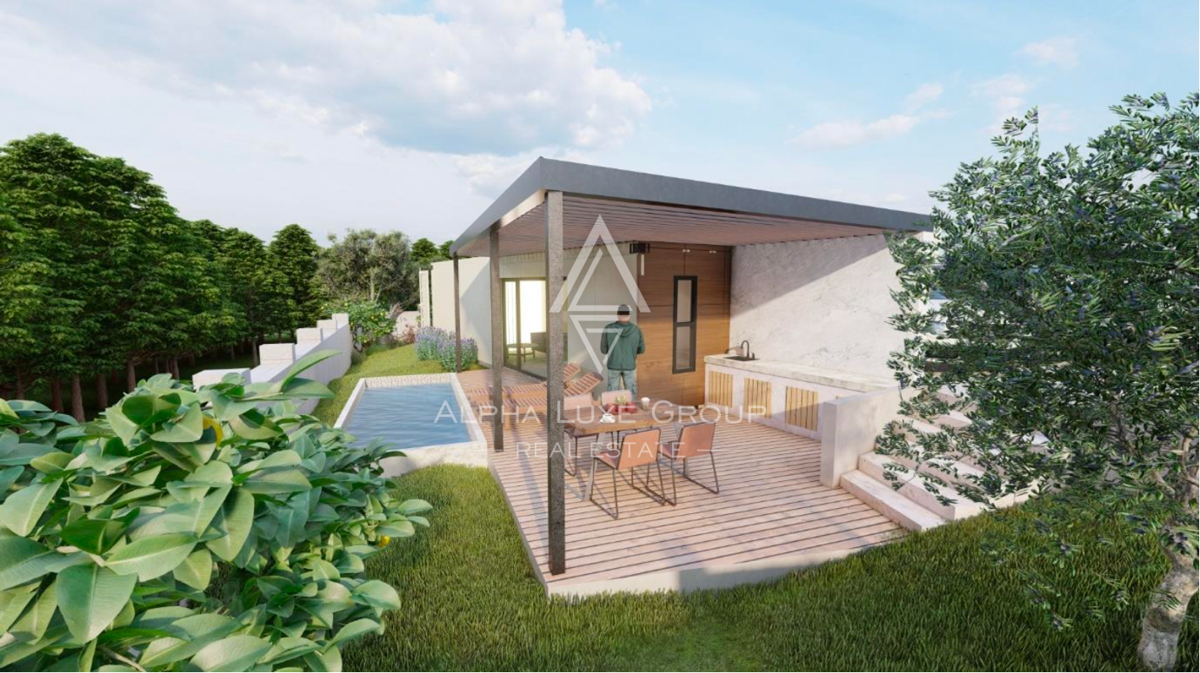 Istria, Marčana: Case modulari con piscina e giardino