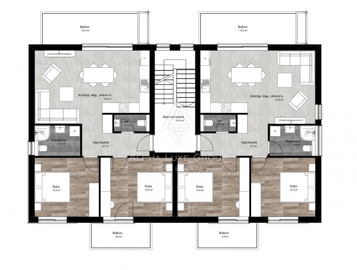 Poreč - Appartamento moderno al piano terra con giardino, vicino al mare