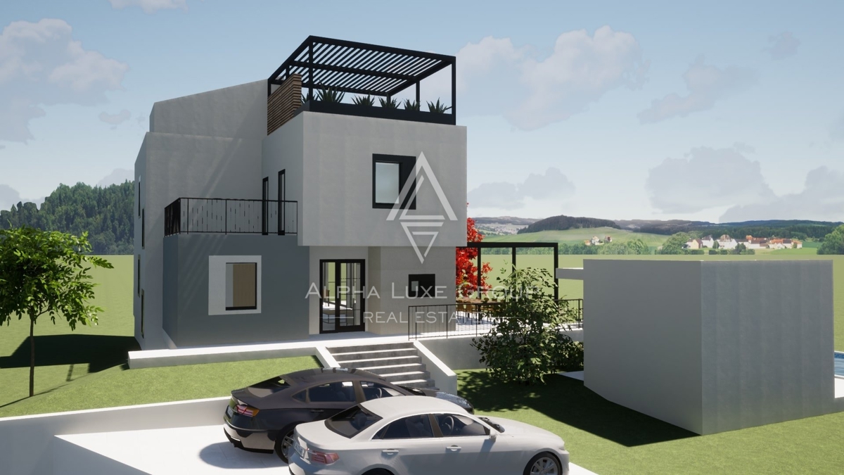 Villa moderna con piscina e vista mare, Istria, Parenzo