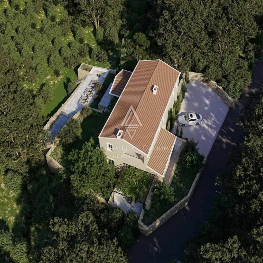 Bella villa in pietra immersa nella natura, con vista sul mare, Verteneglio, ISTRIA