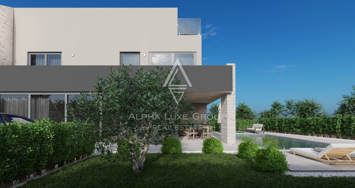 Poreč, Istria: Esclusiva nuova costruzione con vista mare