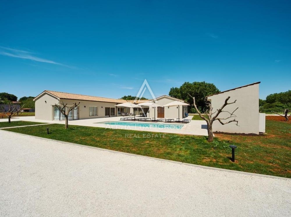 Moderna casa a un piano, Istria, Ližnjan