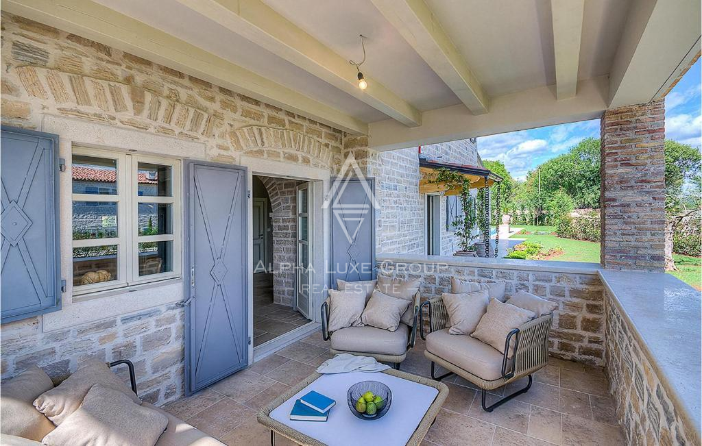 Kanfanar, Istria: Villa elegante con piscina e giardino