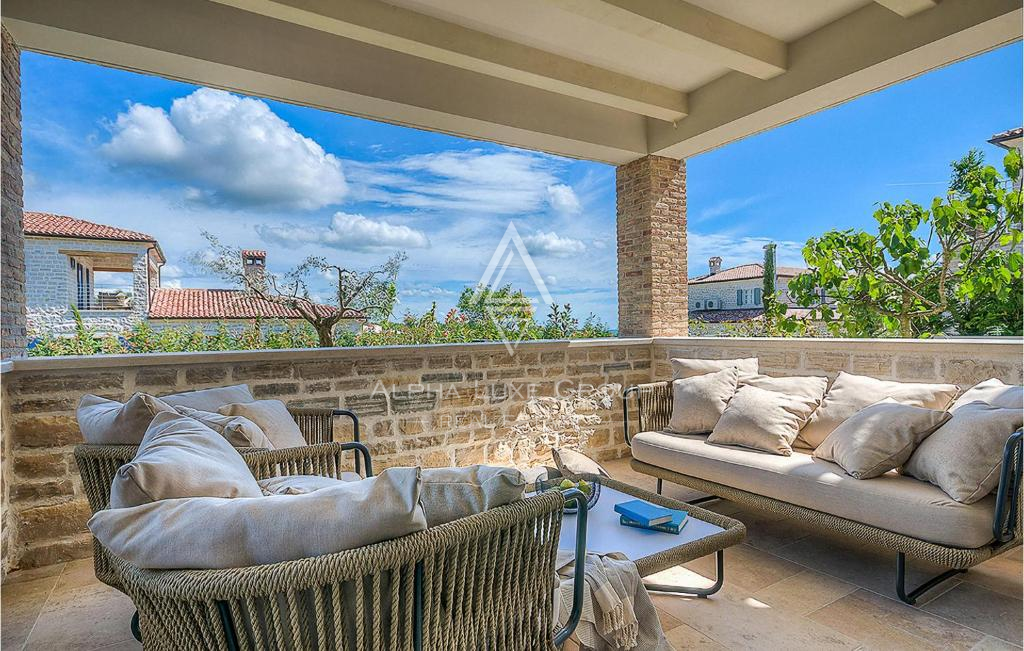 Kanfanar, Istria: Villa elegante con piscina e giardino