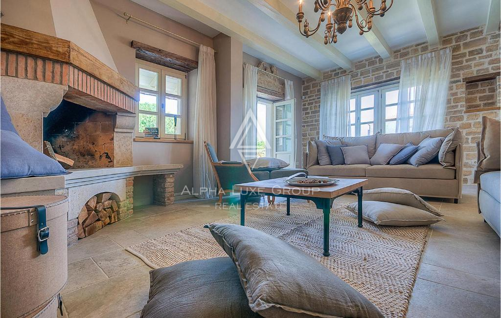 Kanfanar, Istria: Villa elegante con piscina e giardino