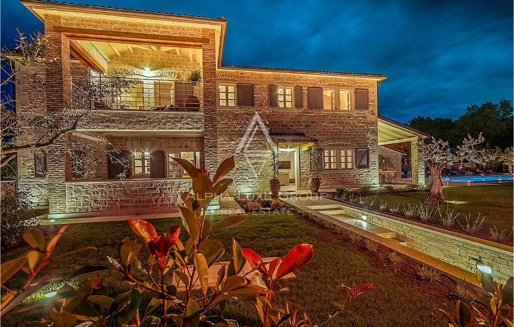Kanfanar, Istria: Villa elegante con piscina e giardino