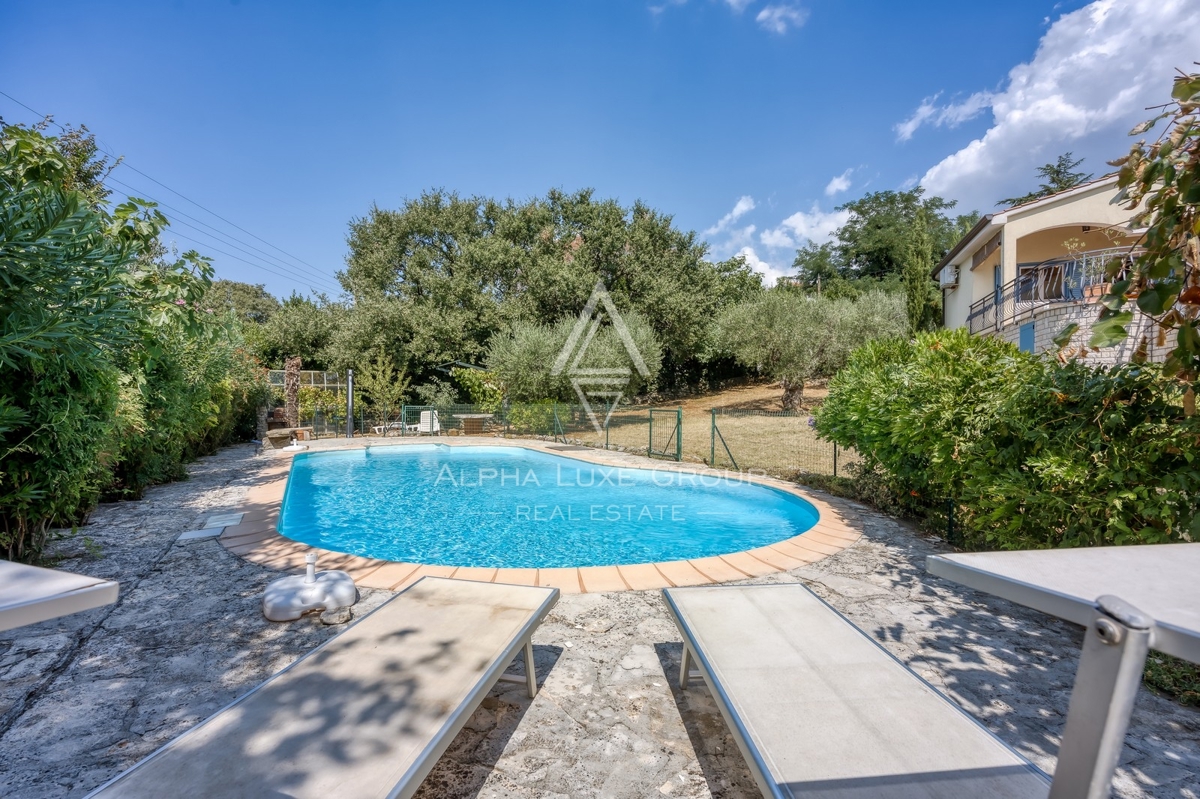 Istria, Kaštelir-Labinci: Casa con piscina e vista mare