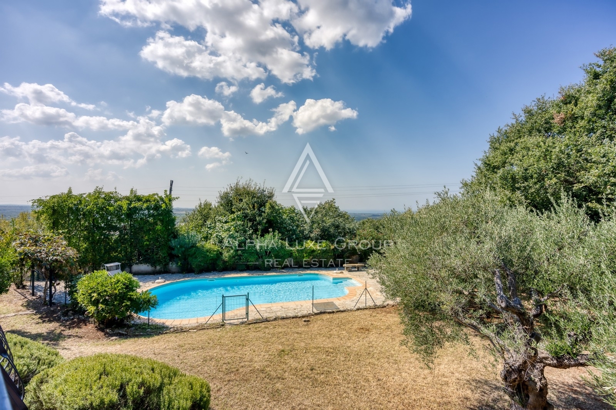 Istria, Kaštelir-Labinci: Casa con piscina e vista mare