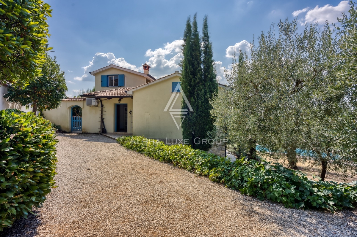 Istria, Kaštelir-Labinci: Casa con piscina e vista mare