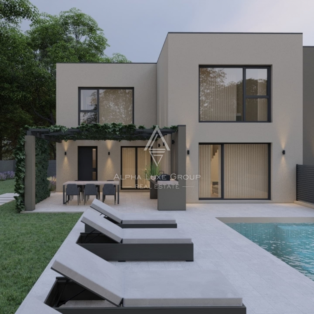 Novigrad, Istria – Casa a schiera moderna vicino al mare