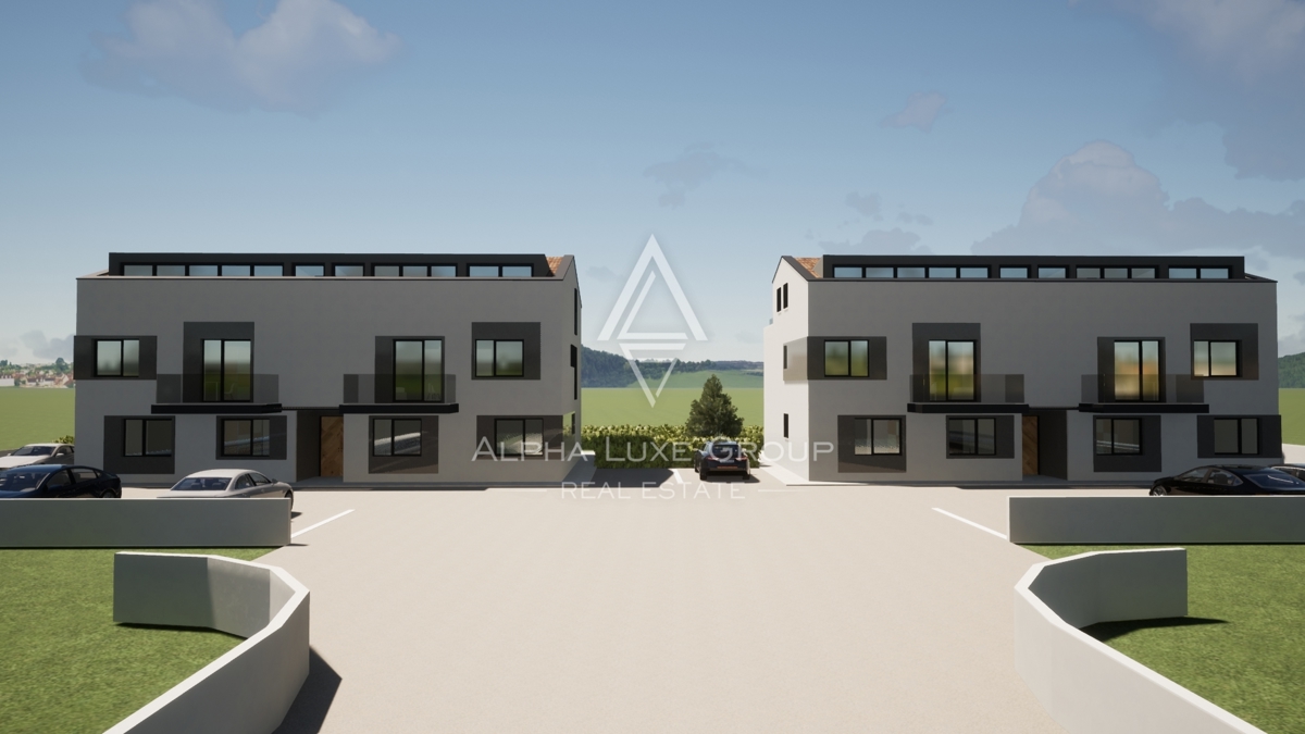 Parenzo, Istria – Attico moderno con vista mare